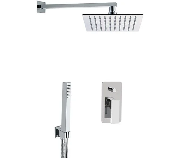 Комплект: Душевая система Remer Absolute AU09S02UFS20, хром