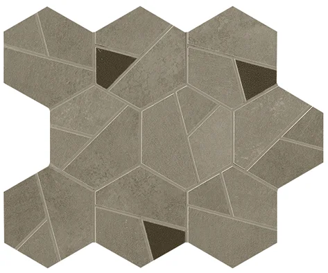 Мозаика Boost Pro Taupe Mosaico Hex Coffee