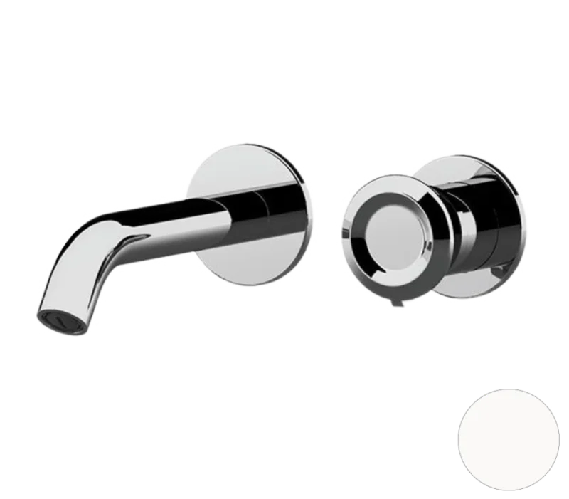 Смеситель для раковины Remer Element ET15PBO, белый матовый