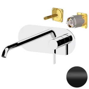 Смеситель для раковины Remer Metrica MC15KBNO, черный матовый