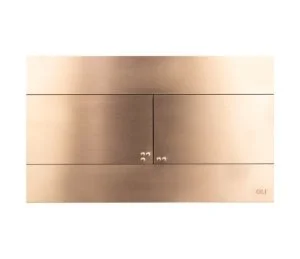 Кнопка смыва механическая OLI Slim 889312 INOX (бронза/медь), металл