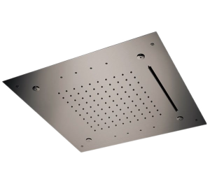 Верхний душ потолочный с подсветкой 50 см Remer INOX SS357RS50NC