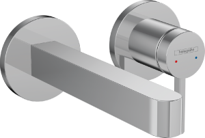 Смеситель Hansgrohe Finoris, настенный, с изливом 165 мм, хром, 76051000