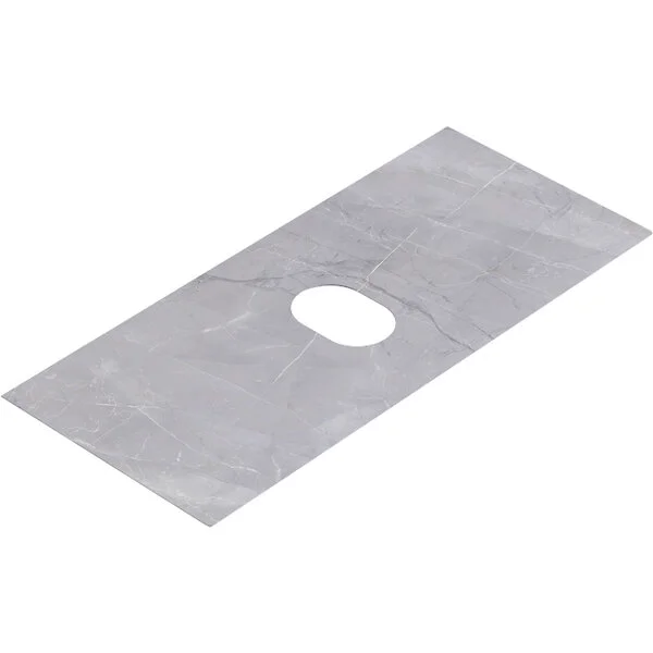 Столешница из керамогранита Aqwella STG1014X456GS серый камень