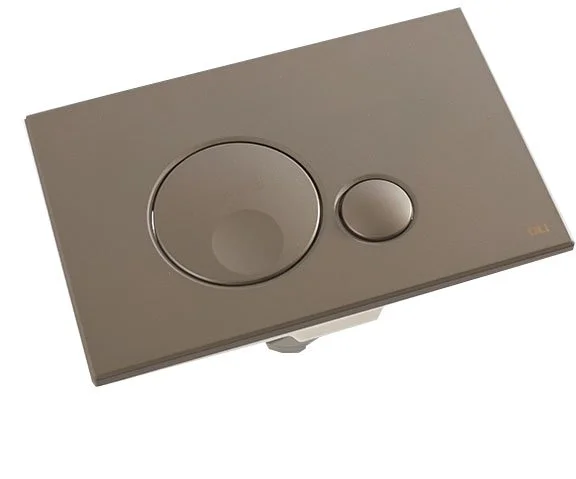 885111+152953 Инсталляция OLI 80 + клавиша смыва Globe серая матовая soft-touch
