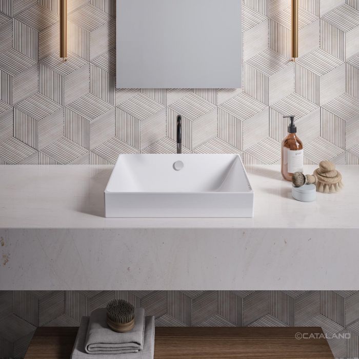 Раковина Catalano Zero 50х37, арт.0124500001, белый глянцевый