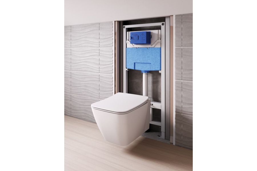 Комплект инсталляции Ideal Standard с черной клавишей R020467+R0121A6