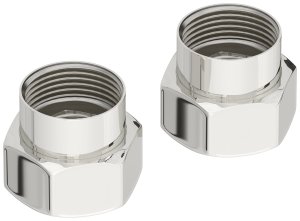 Комплект фитингов Стилье прямой (G 1" НГ х G 3/4" ВР) / 2 шт.