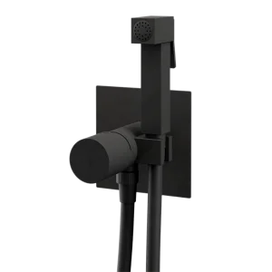 Гигиенический душ со смесителем Remer Edge EG565NO, черный матовый