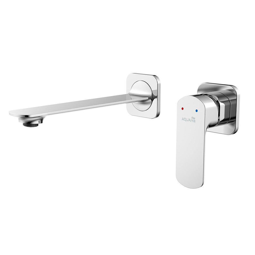 AQM6315CR Monza Смеситель для раковины настенный на 2 отв., внутр монтаж в компл., Хром