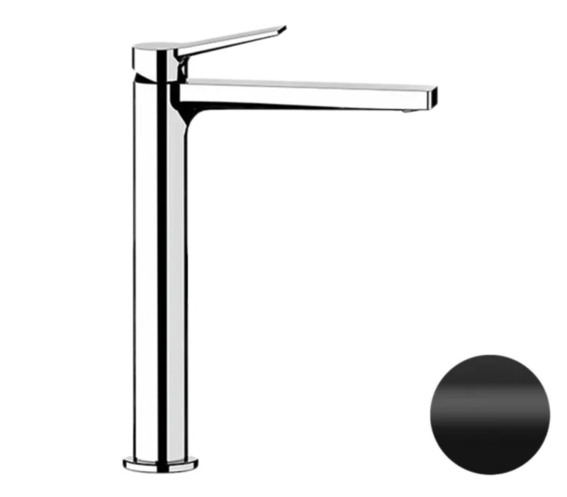 Смеситель для раковины Remer Slash SL11LNO, черный матовый