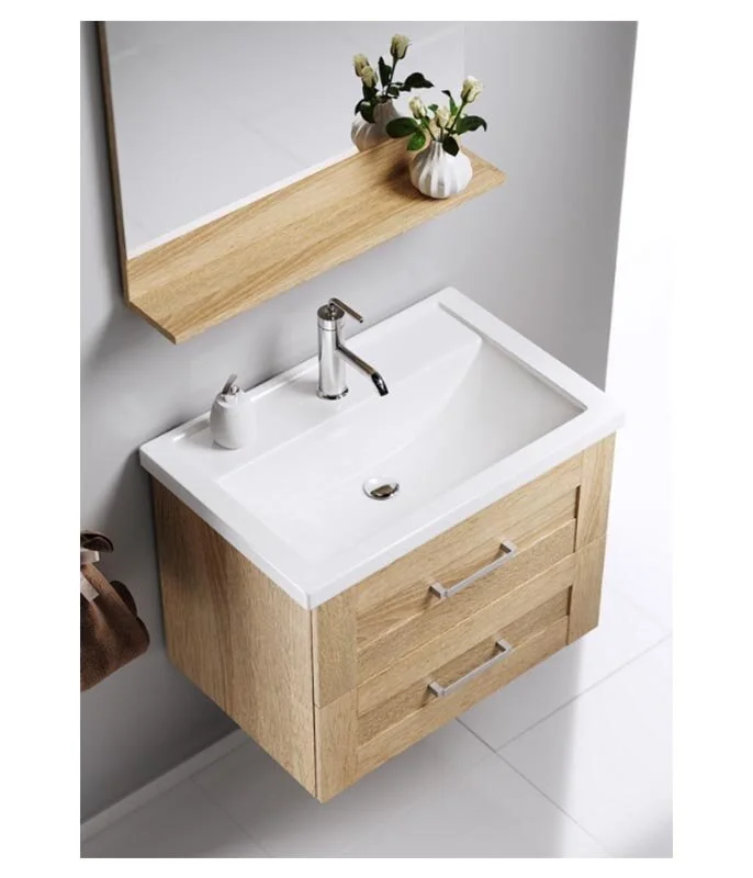 Тумба подвесной Aqwella Фостер 60 под умывальник дуб сонома