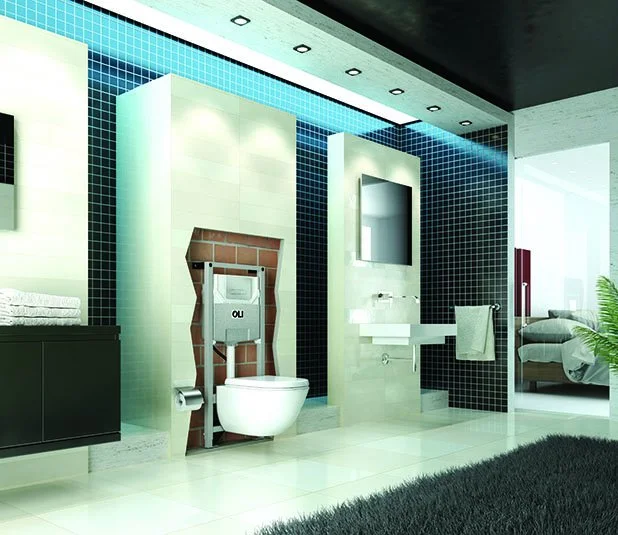 Инсталляция для унитаза OLI120 099949 + клавиша смыва Narrow хром мат. 152941