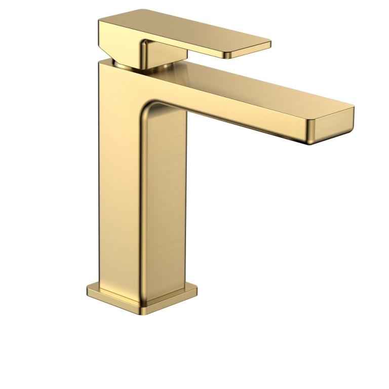 Savona Смеситель для раковины 125мм, гладкий, подводка ½"