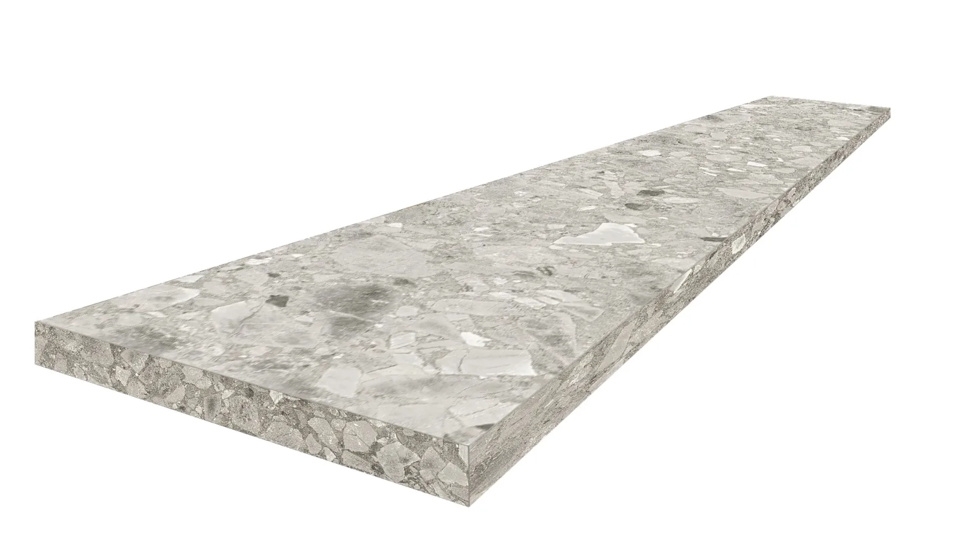 Ступень Coliseum BRERA GREY SCAL.120 ANG.SX / БРЭРА ГРЭЙ 120 угловая левая