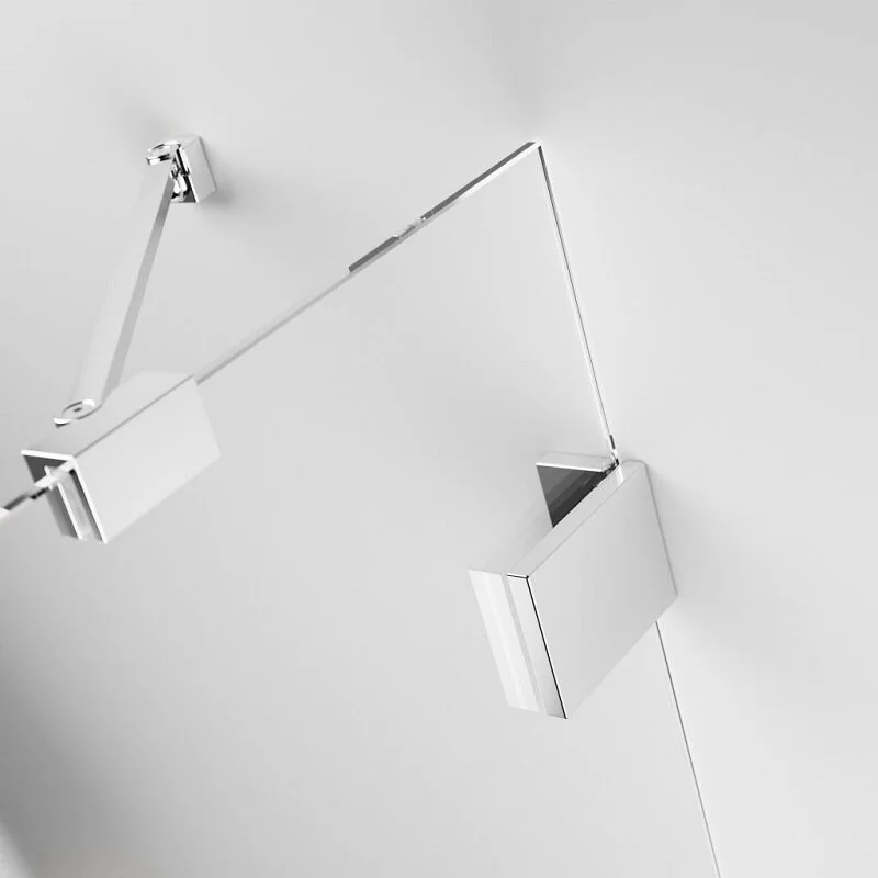 Комплект душевых стенок Radaway Essenza Pro PTJ 90 Z 100 S, 90 и 100 см, стекло прозрачное, профиль хром, 10100700-01-01