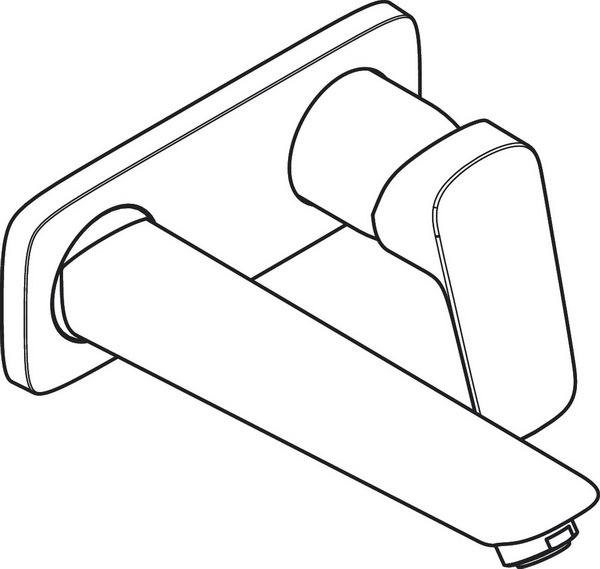 Смеситель для умывальника Hansgrohe Logis скрытого монтажа 195мм хром для монтажного BOX'a 13622180
