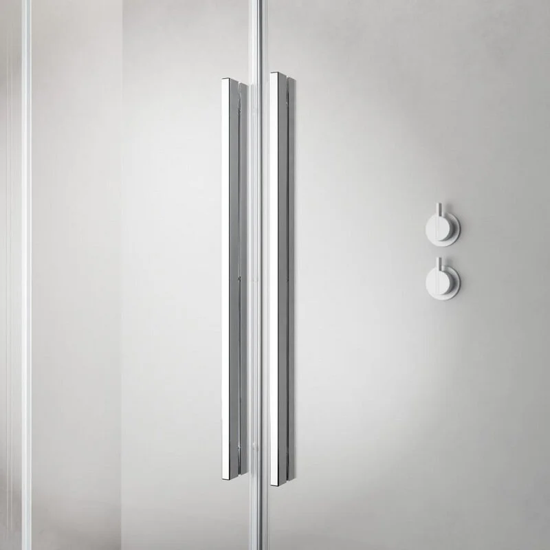 Неподвижная часть двери Radaway Furo KDJ, 78 x 200 см, стекло прозрачное, профиль хром, 10110780-01-01