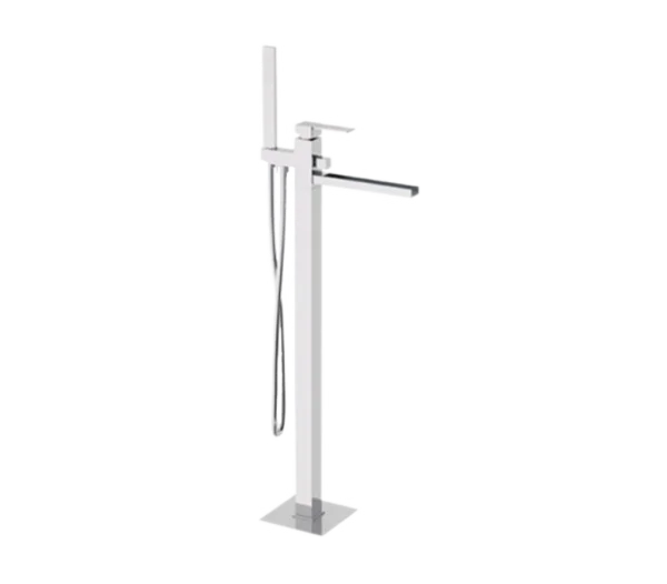 Смеситель для ванны Remer Qubika Cascata QC08, хром
