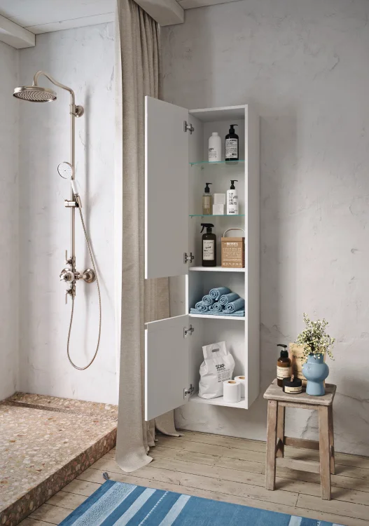 AQWELLA Rodos подвесной пенал 35 см, цвет белый