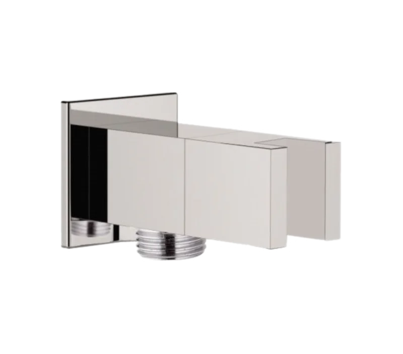 Держатель ручного душа с подключением шланга и запорным вентелем Remer 338Q, хром