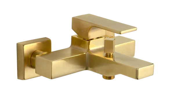 Смеситель для ванны Remer Absolute AU05BG, золото брашированное