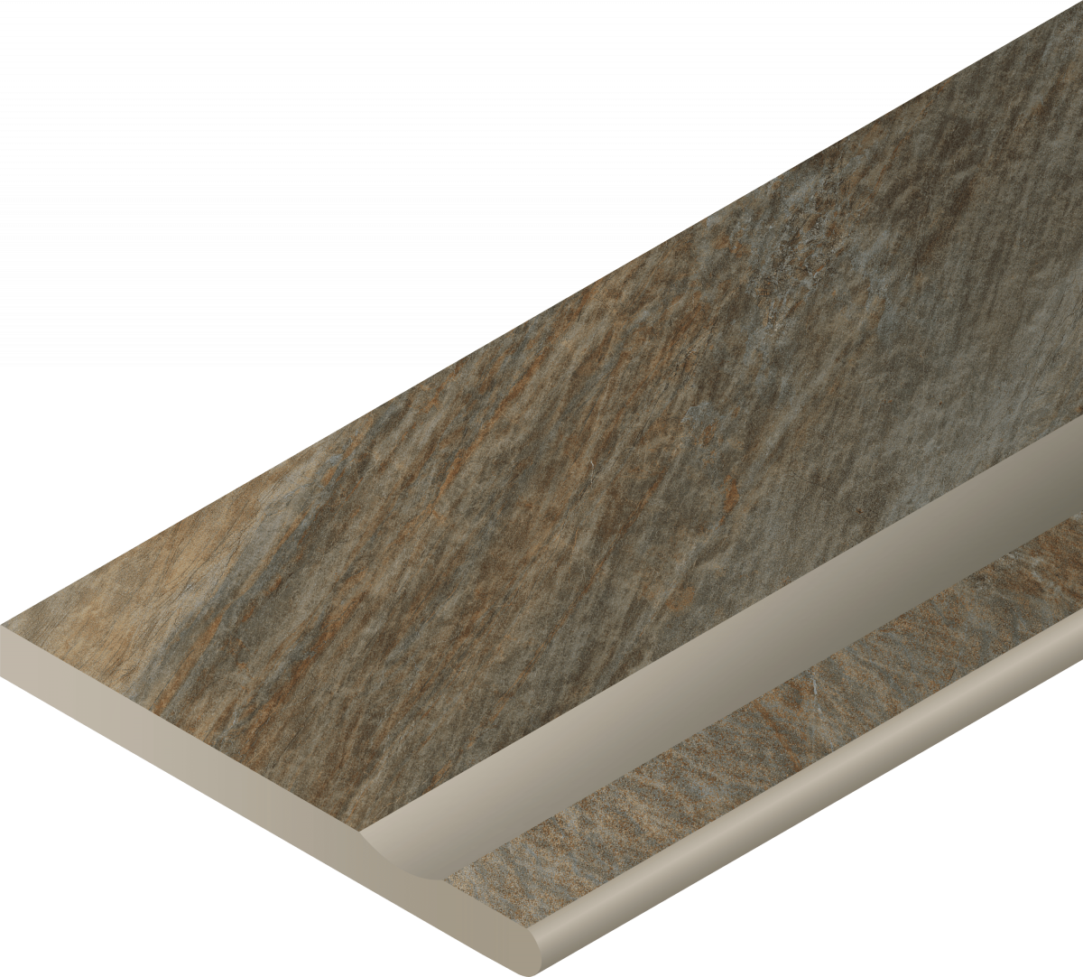 Бортик Italon MAGNETIQUE DARK BOR.30X60 SVASATO ROUND DX / ДАРК 30X60 С ВЫЕМКОЙ ЗАКРУГ.ПР