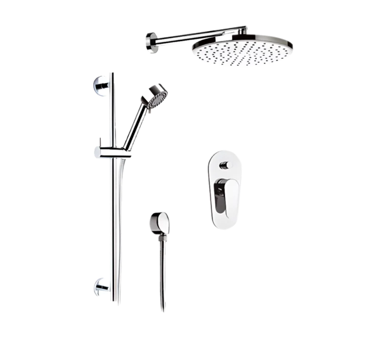 Комплект: Душевая система Remer Class Line L09S01, хром