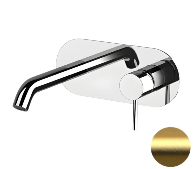 Смеситель для раковины Remer X Style X15BG, золото брашированное