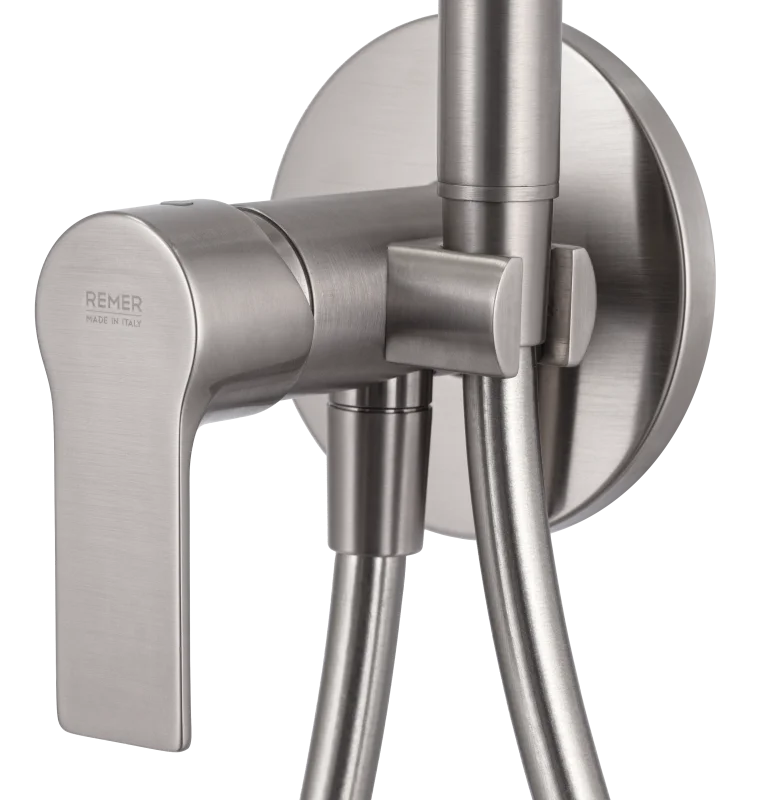 Гигиенический душ со смесителем Remer Energy EY65WXV, сталь