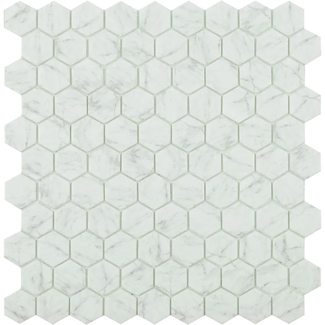 Мозаика Marbles Carrara Grey MT 4300 Hex 30.7*31.7
