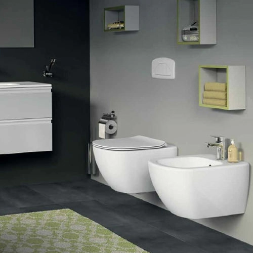 Унитаз подвесной Ideal Standard Connect AquaBlade, арт.E047901 с сиденьем Soft-close, арт.E772401