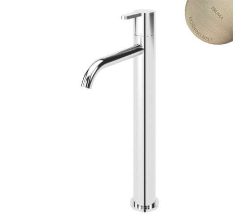 Смеситель для раковины высокий, настольный ручка тип 2 Bruma Leaf 167 002 1MM Morning Mist