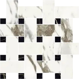 Мозаика ATELIER BASKET SUPREME CAPRAIA/MARQUINA POLISHED 30x30