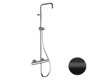 Душевая система термостатическая Remer Elegance EQ32ASSDNO, черный матовый