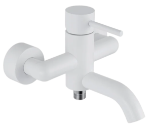 Смеситель для ванны Remer X Style X05BO, белый матовый