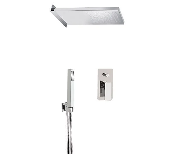 Комплект: Душевая система Remer Absolute AU09S02SS, хром