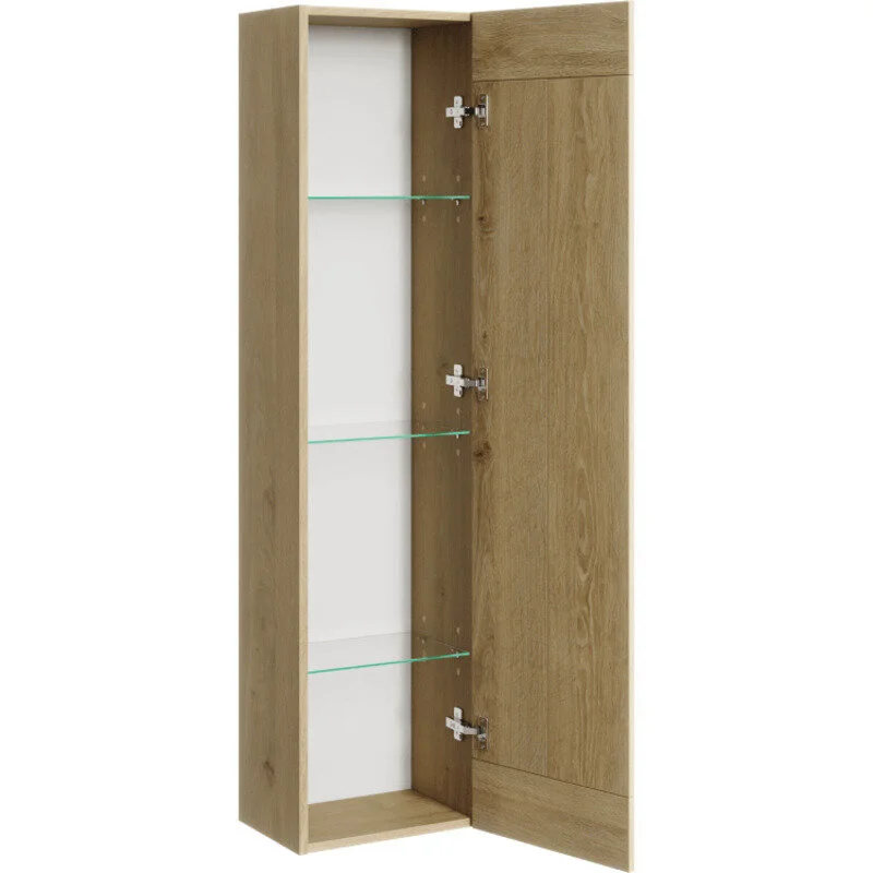 AQWELLA Astrid подвесной пенал 35 см, цвет дерево светлое