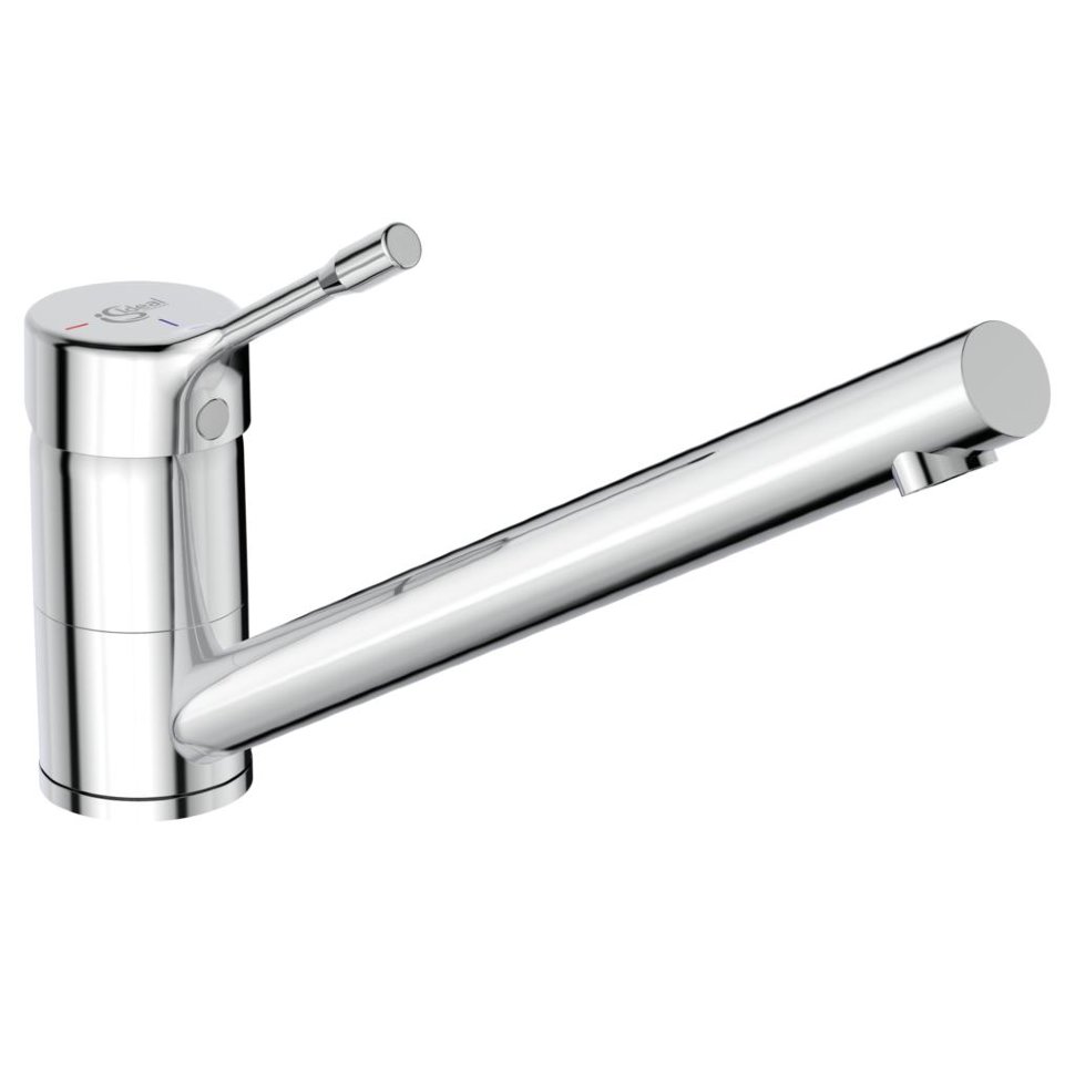 Смеситель Ideal Standard Ceralook для кухонной мойки, хром матовый, BC292GN, цвет хром матовый
