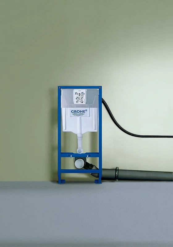 Инсталляция для унитаза Grohe Rapid SL с кнопкой Grohe Skate Cosmopolitan (хром)