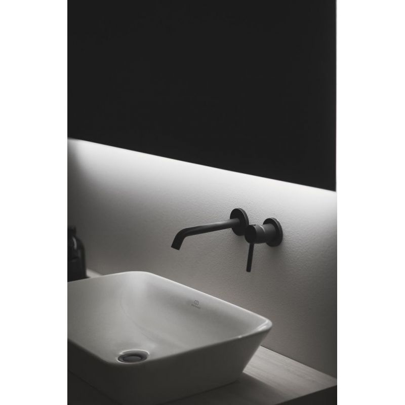 Смеситель для раковины Ideal Standard CERALINE (черный матовый) с внутренней частью в комплекте