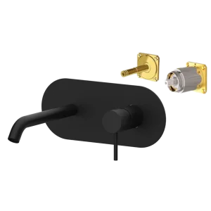 Смеситель для раковины Remer X Style X15KBNO, черный матовый