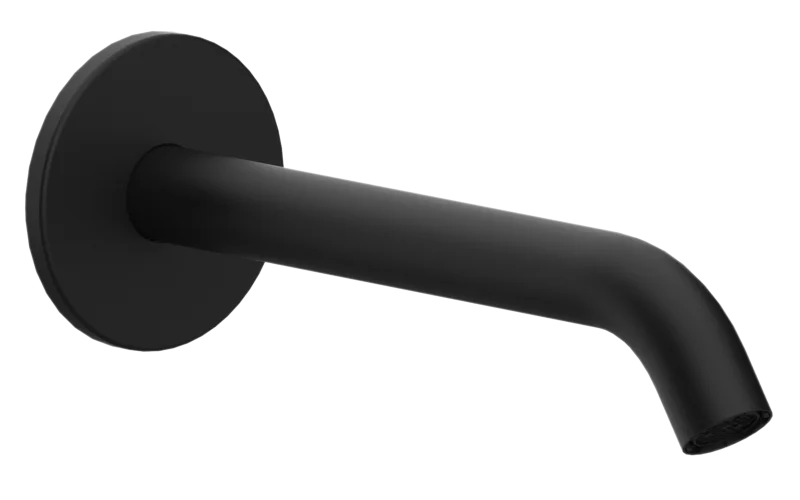 Излив настенный 16 см Remer X Style 91XNO, черный матовый