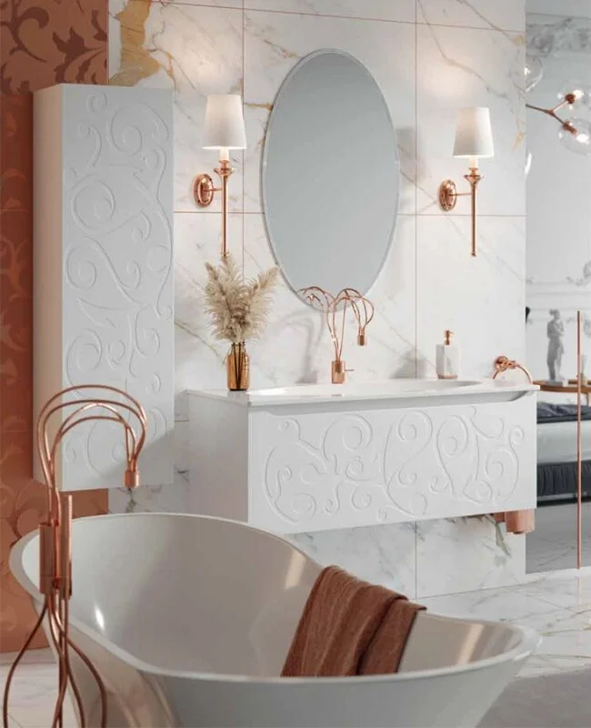 Шкаф-пенал подвесной Aqwella Elegance 40 белый