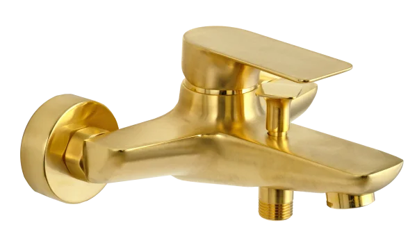 Смеситель для ванны Remer Infinity I05BG, золото брашированное