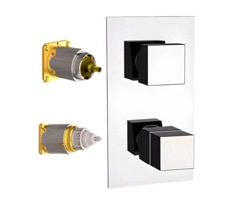 Смеситель термостатический для душа Remer Q-Elegance QT93KB, хром