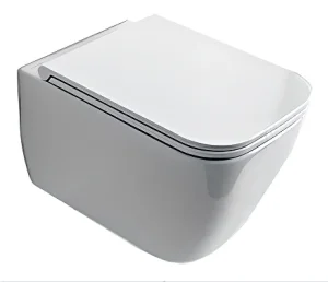 Унитаз Scarabeo Teorema 2.0 36x52 подвесной безободковый белый, арт.5126TW