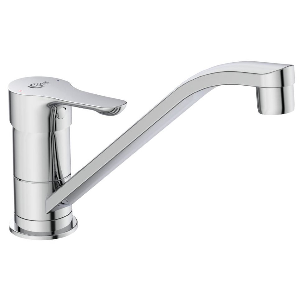 Смеситель Ideal Standard Alpha для кухонной мойки, хром, BC490AA, цвет хром