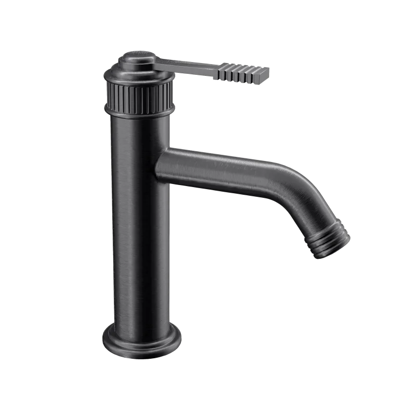 Смеситель для раковины Remer Atelier AL12CFP, черный брашированный хром