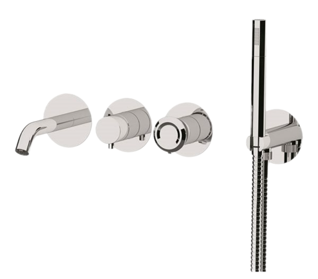 Смеситель для ванны Remer Element ET53D2P